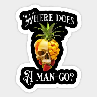 Man-Go: The Juicy Enigma Sticker